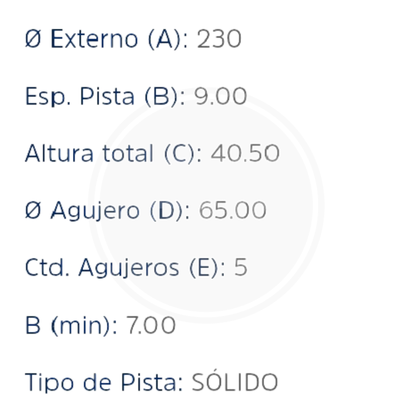 DISCO VOLKSWAGEN POLO, T-CROS, VIRTUS TRAS 3