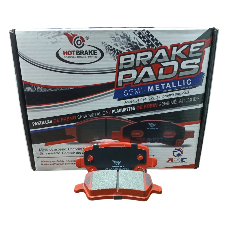 J. PASTILLAS FORD TERRITORY TRAS (HOT BRAKE) SEMI-METALICA 1
