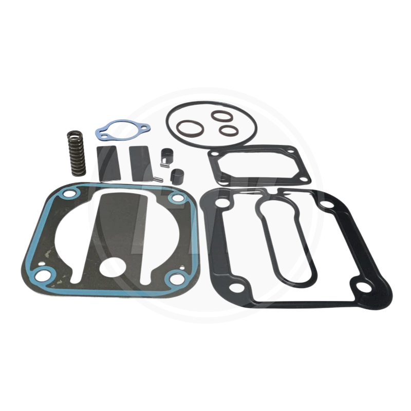 KIT EMPACADURA COMPRESOR DE AIRE FRENO FORD CARGO 815 (CON RESORTE) 1