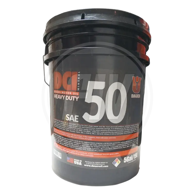 LUBRICANTE MINERAL CF50 PARA MOTOR DIESEL (PAILA 19L)(DAUER) 2