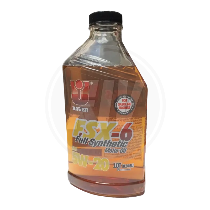 LUBRICANTE FULL SINTETICO 5W20 PARA MOTORES A GASOLINA API SN 1LT (DAUER) 1