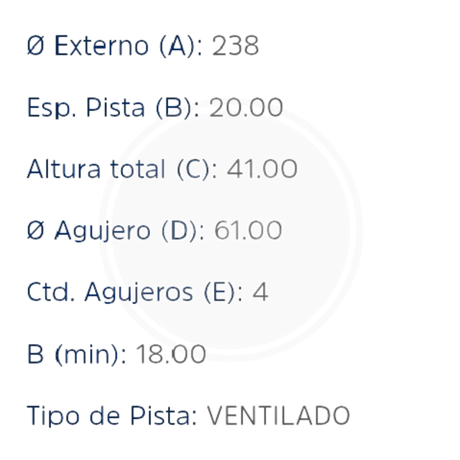 DISCO RENAULT MEGANE (PAST 243X), CLIO, R-19 (XTENDER) 3