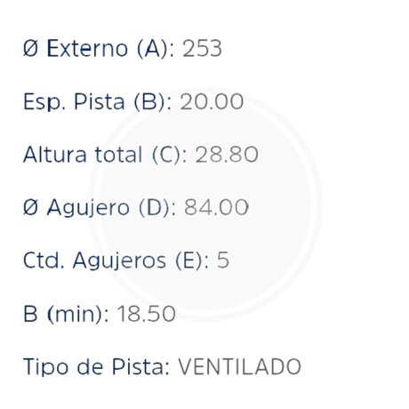 DISCO HYUNDAI H-100 DEL. (HIPPER FREIOS) 3