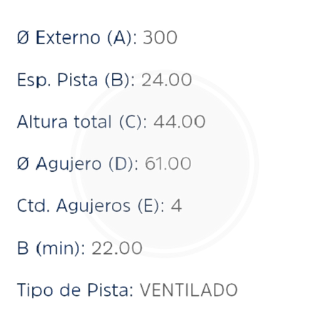 DISCO RENAULT SCENIC DEL. (HIPPER FREIOS) 3