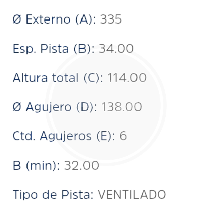 DISCO MERCEDES 915 VENTILADO 3