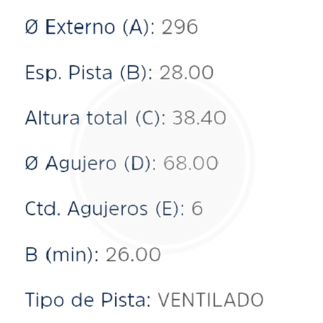 DISCO NISSAN PATHFINDER 05/08 DEL. (HIPPER FREIOS) 3