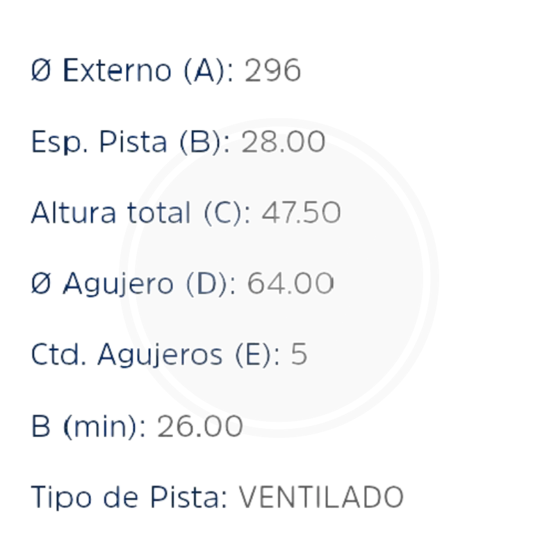 DISCO HONDA CRV 06/08 DEL. (HIPPER FREIOS) 3