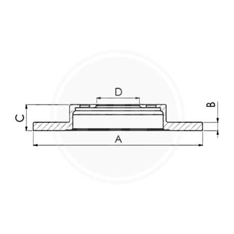 DISCO JEEP CHEROKEE DEL 92/98 FUNDICION (HIPPER FREIOS) 2