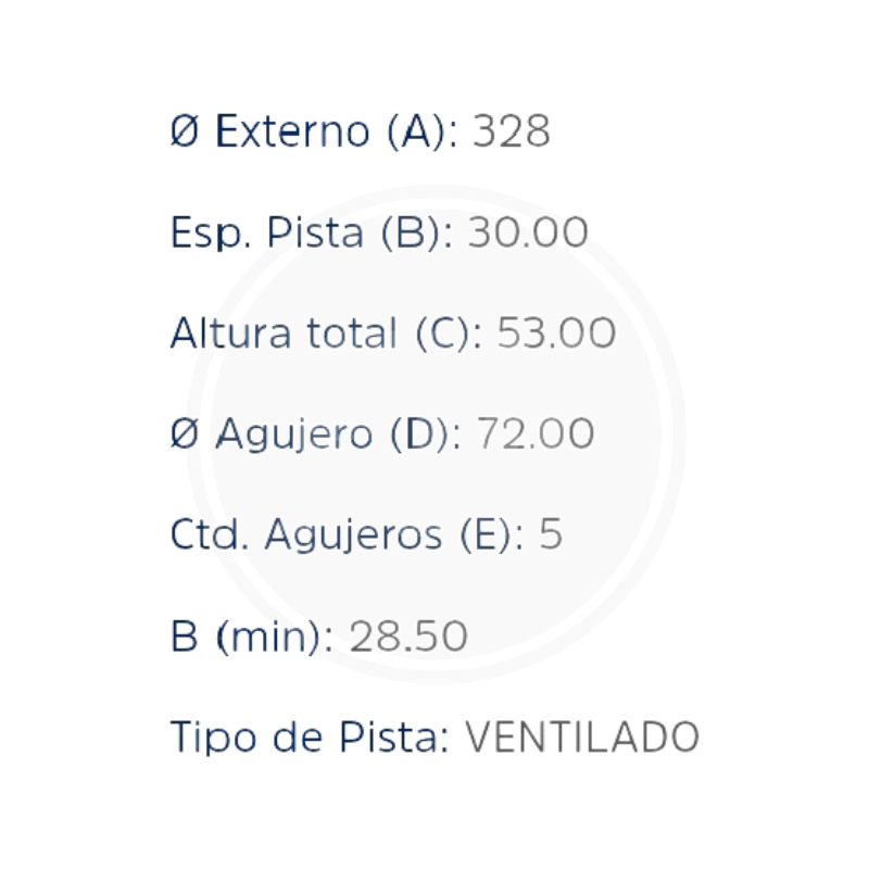 DISCO JEEP GRAND CHEROKEE 2005-09 DEL. (HIPPER FREIOS) 3