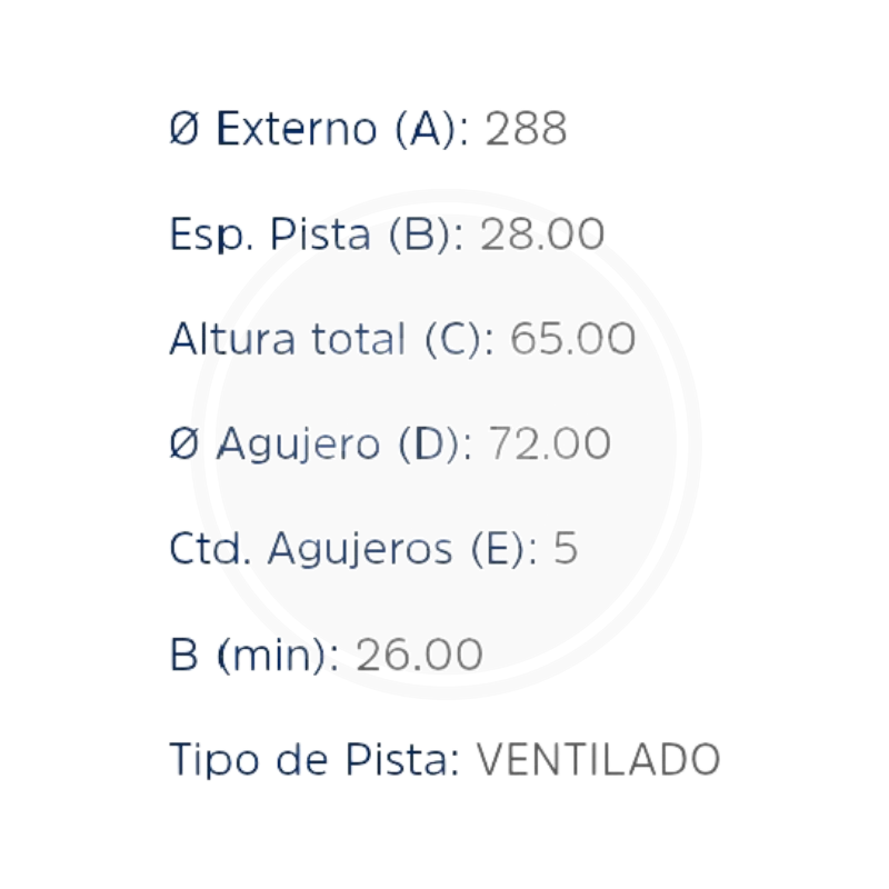 DISCO JEEP CHEROKEE LIBERTY 02/07 DEL (7732)(HIPPER FREIOS) 2