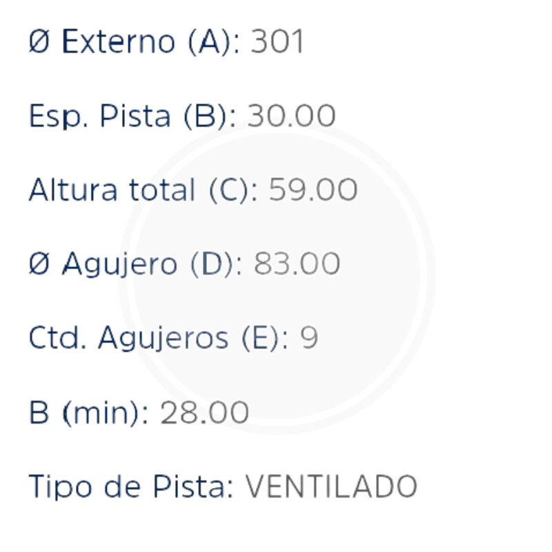 DISCO IVECO 70C-16 DEL. (HIPPER FREIOS) 3