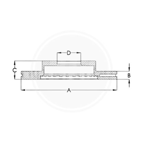 DISCO MAZDA 323 (PAST 7219) (XTENDER) 4524 (HIPPER FREIOS) 2