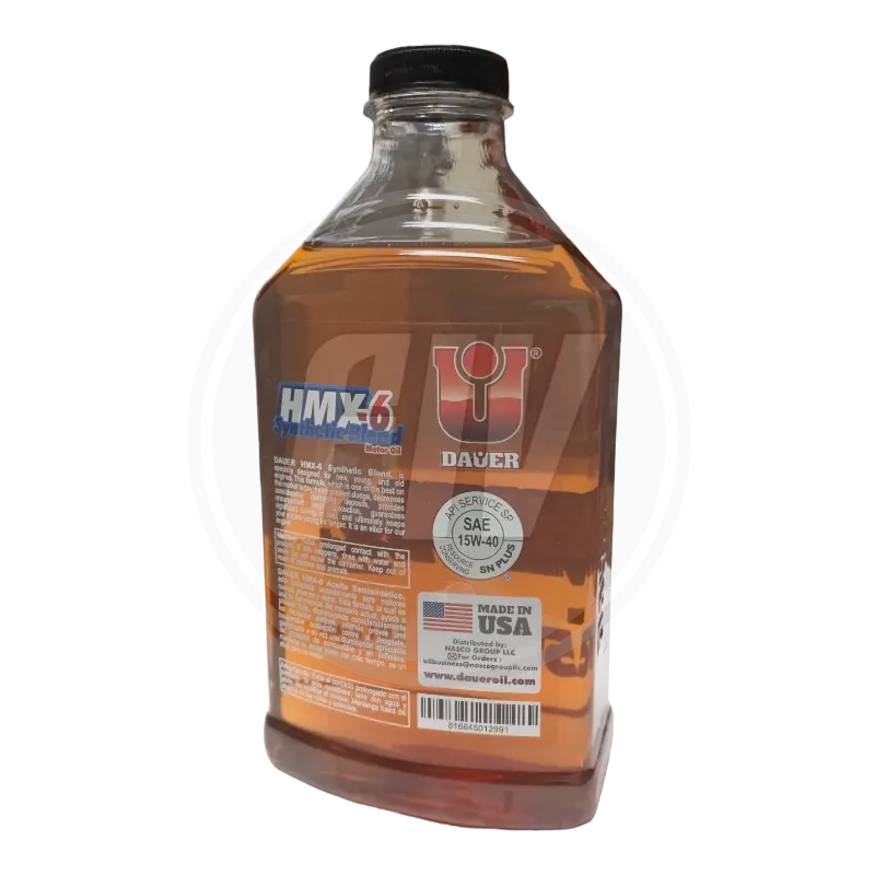ACEITE MOTOR DE GASOLINA SEMI-SINTETICO 15W40 API SP 1LT (DAUER) 2