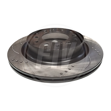 DISCO TOYOTA LC200, TUNDRA, LAND CRUISER TRAS 6H 2022/24 (PERFORADOS) GP BRAKES 1