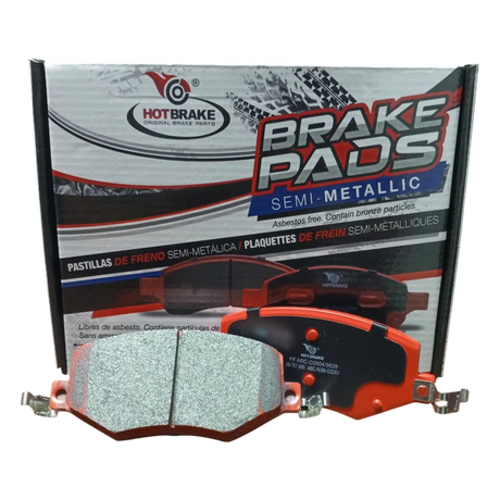 J. PASTILLAS JAC JS4 NEVADO  DEL (HOT BRAKE) SEMI-MET 1