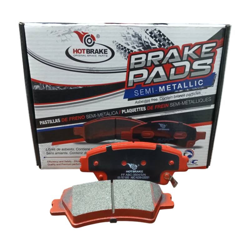 J. PASTILLAS JAC T9 AVENTURA TRAS (HOT BRAKE) SEMI-MET 1