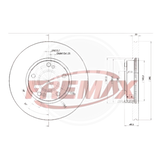 DISCOS NISSAN SENTRA B15 DEL PAST 7318 (FREMAX) 2