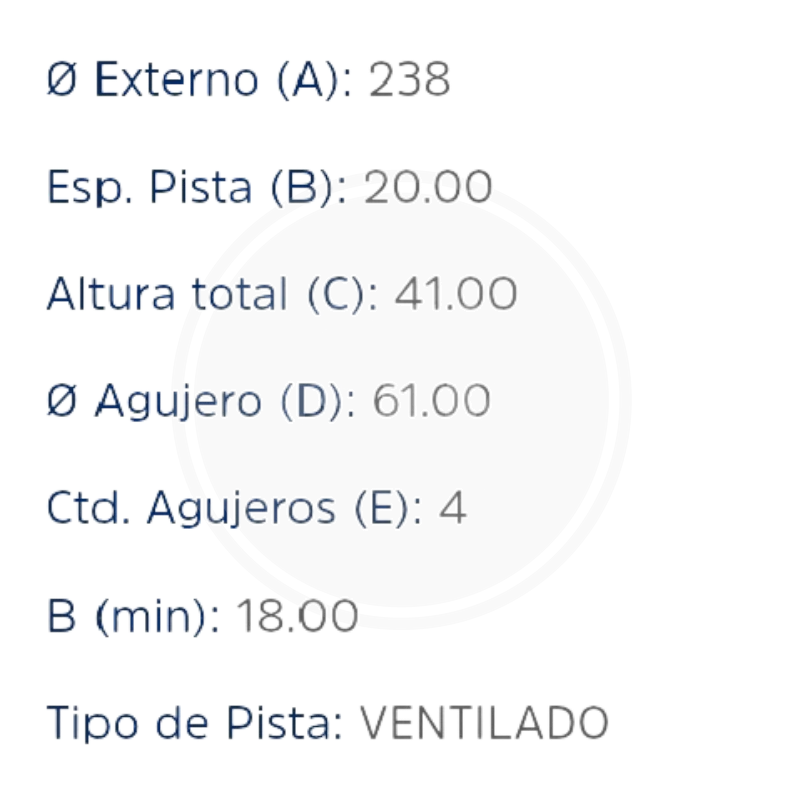 DISCO RENAULT MEGANE (PAST 243X), CLIO, R-19 (XTENDER) 3